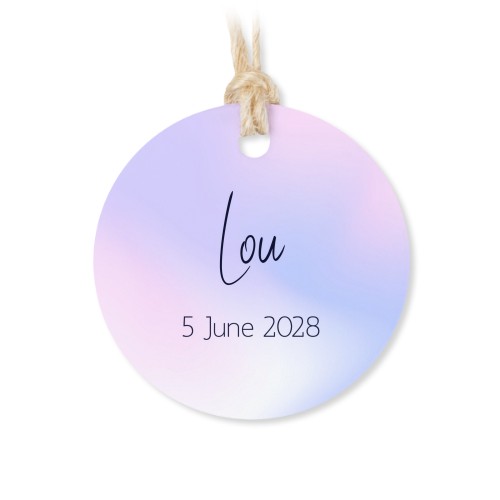 Rond label 4 cm - set van 48