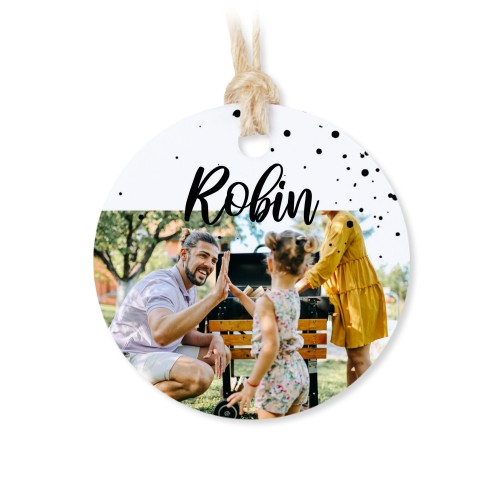 Set mit 48 runden Dankesanhängern