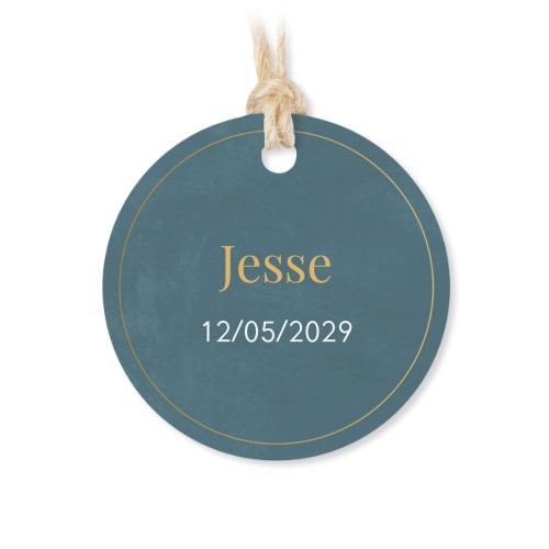 Set mit 48 runden Dankesanhängern