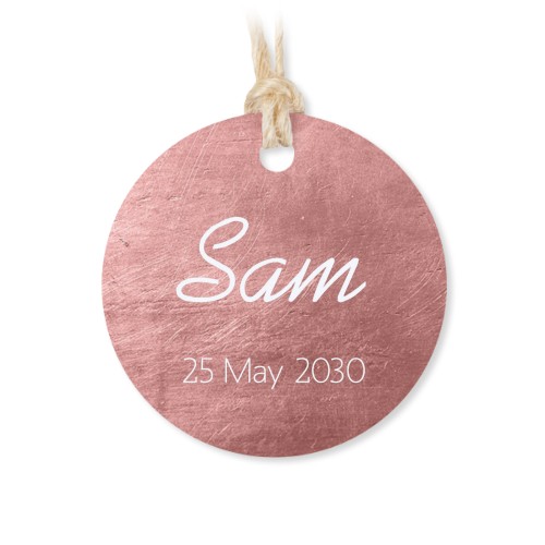 Set mit 48 runden Dankesanhängern