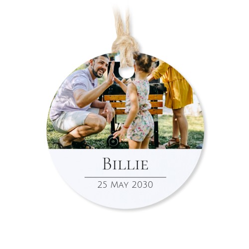 Lot de 48 étiquettes de remerciement rondes