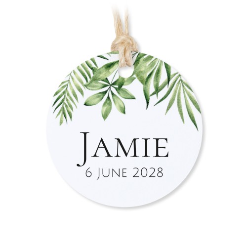 Rond label 4cm (set van 48)