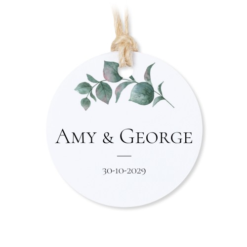 Rond label 4cm (set van 48)