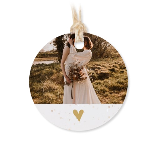 Lot de 48 étiquettes de remerciement rondes