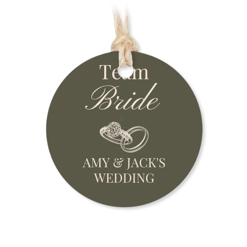 Set mit 48 runden Dankesanhängern