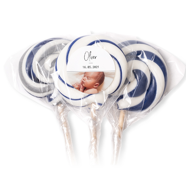 Lolly's blauw (set van 12)