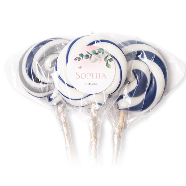 Lollipops Blue - set of 12