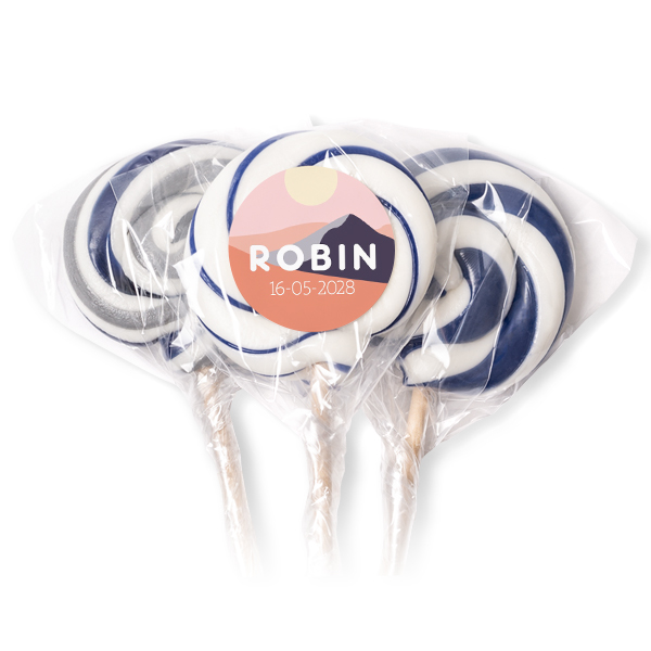 Sucettes bleues (lot de 12) Sucettes bleues (lot de 12)