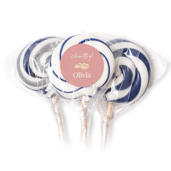 Lolly's blauw (set van 12) Lolly's blauw (set van 12)