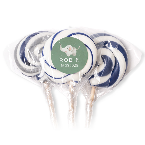 Lolly's blauw (set van 12) Lolly's blauw (set van 12)