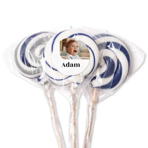 Sucettes bleues (lot de 12) Sucettes bleues (lot de 12)