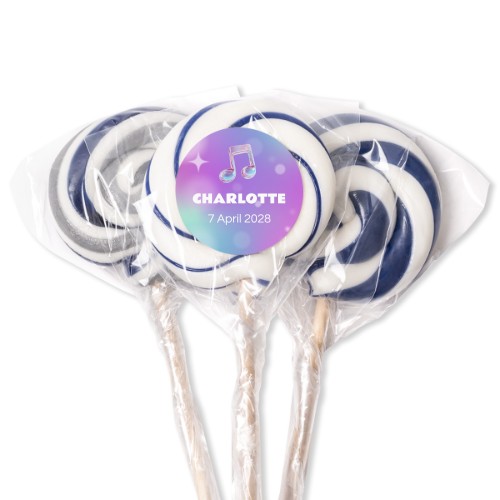 Lolly's blauw - Set van 12