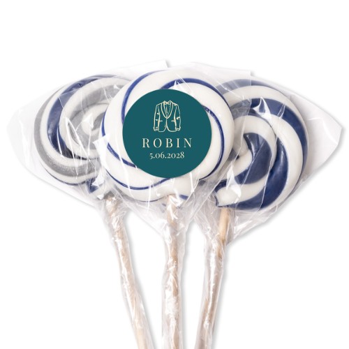 Sucettes bleues (lot de 12) Sucettes bleues (lot de 12)
