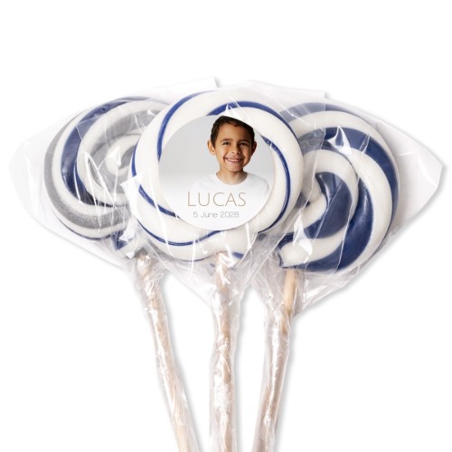 Lollipops Blue - set of 12