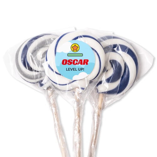 Sucettes bleues (lot de 12)