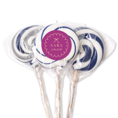 Classy Scallop Bow - Text Only