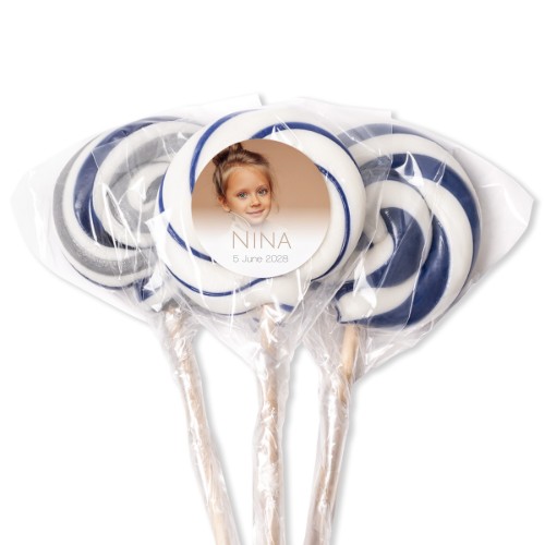 Slikkepinde Sæt med 12 Blå