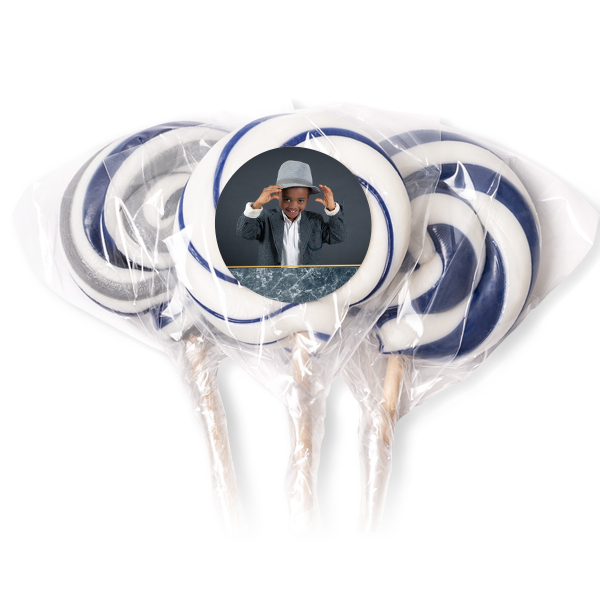 Sucettes bleues (lot de 12) Sucettes bleues (lot de 12)
