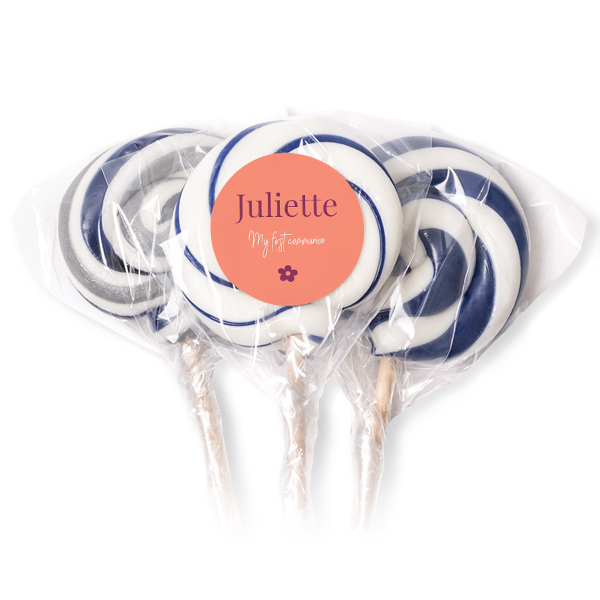 Sucettes bleues (lot de 12)