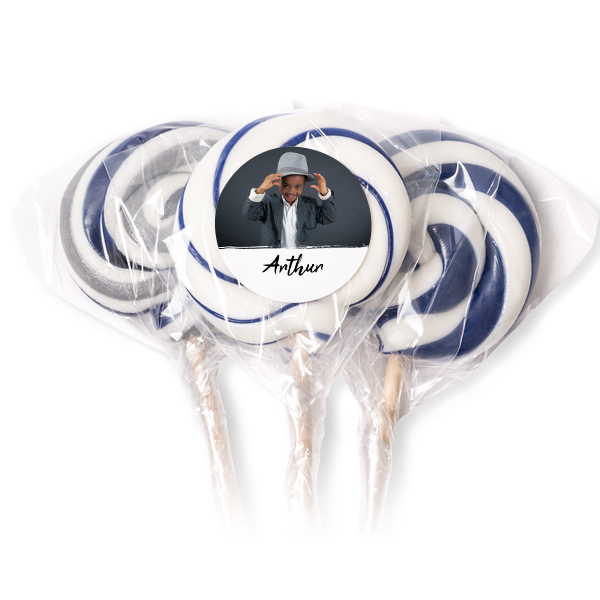 Lollipops Blue - set of 12