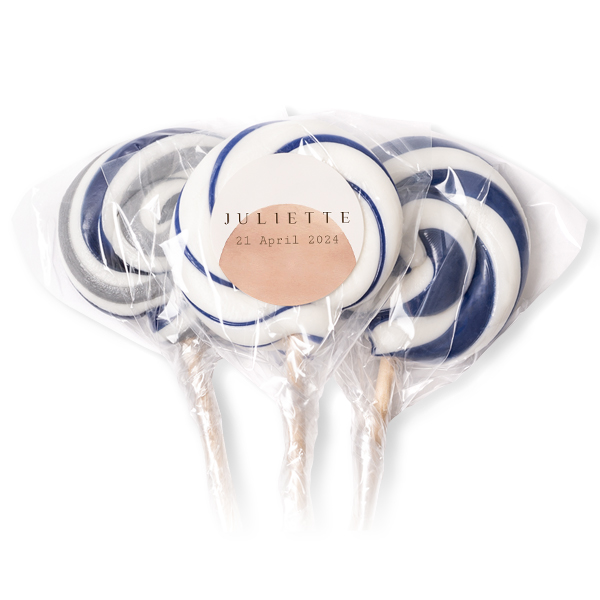 Lollipops Blue - set of 12