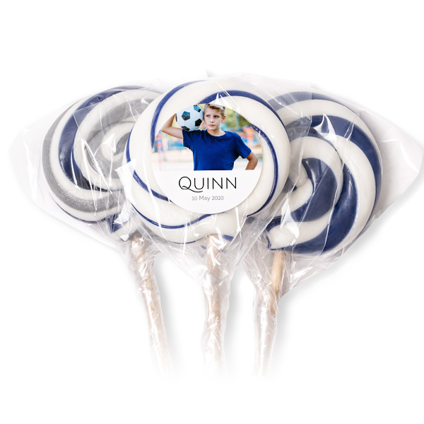 Sucettes bleues (lot de 12) Sucettes bleues (lot de 12)