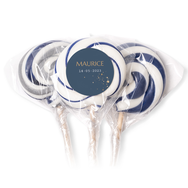 Sucettes bleues (lot de 12) Sucettes bleues (lot de 12)