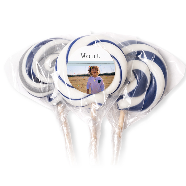 Lollipops Blue - set of 12 Lollipops Blue - set of 12
