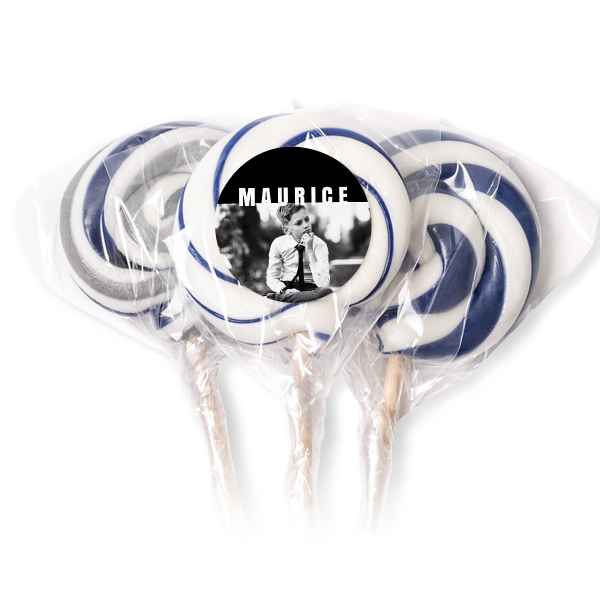 Lollipops Blue - set of 12