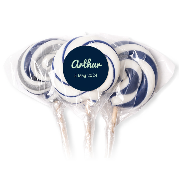 Sucettes bleues (lot de 12) Sucettes bleues (lot de 12)