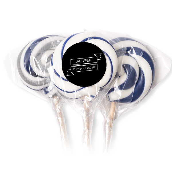 Lollipops Blue - set of 12