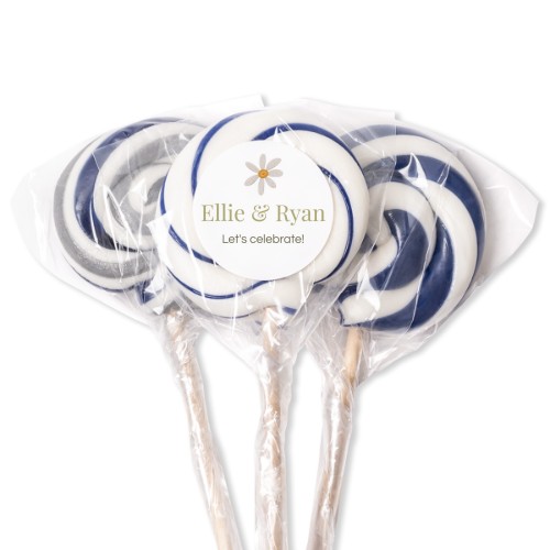 Lollipops Blue - set of 12