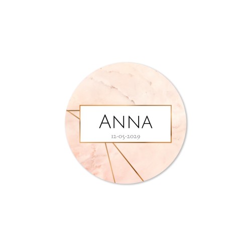 Marble Geo Gold - Text Only