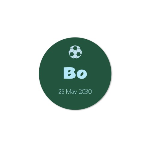 Colour Block Football - Text Only