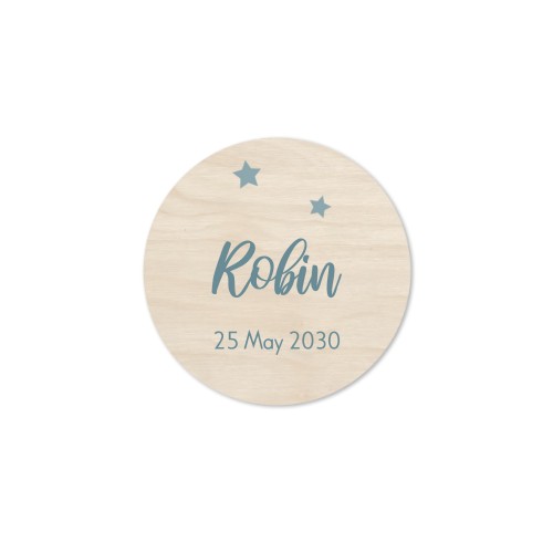 Wood Silhouette - Text Only