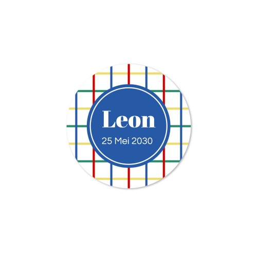 Lolly's blauw (set van 6)