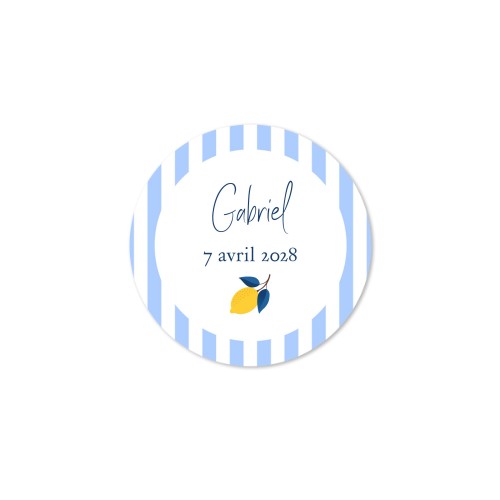 Sucettes bleues (lot de 6)