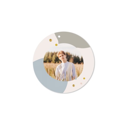 Blaue Lutscher mit Fotoaufkleber personalisiert - 6 Stk.