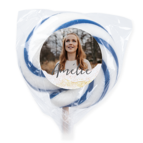 Lollipops Blue - set of 6
