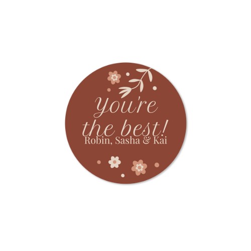 Terracotta Floral Field Terracotta Floral Field