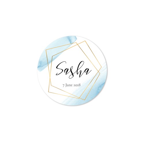 Geo Watercolour - Text Only