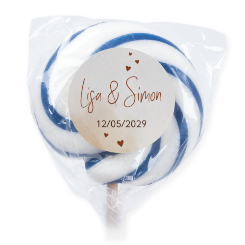 Lollipops Blue - set of 6