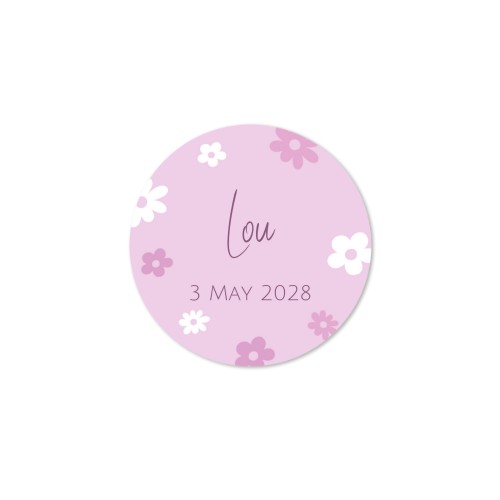 Lollipops Pink - set of 6