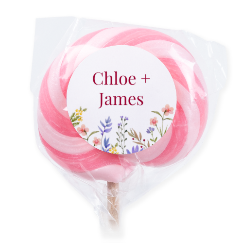 Lollipops Pink - set of 6