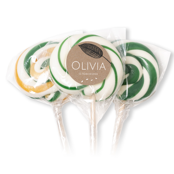 Lolly's groen - Set van 12