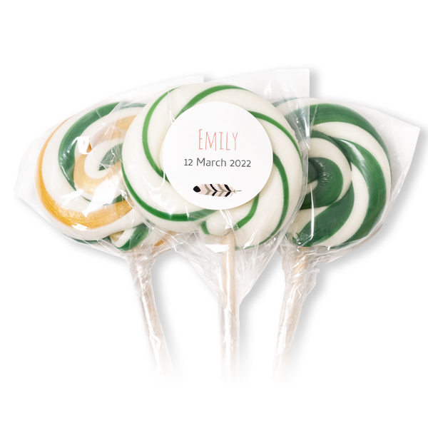 Lolly's groen (set van 12)