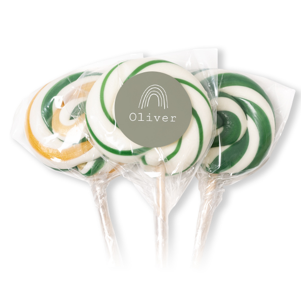 Lollipops Green - set of 12