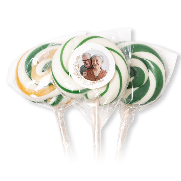 Lollipops Green - set of 12