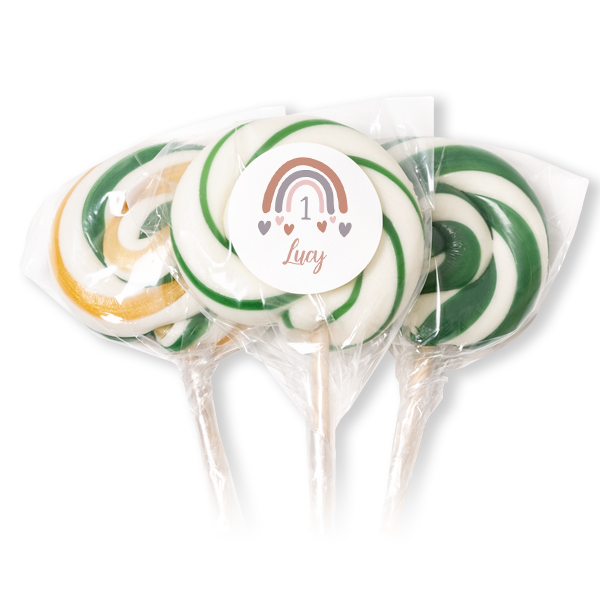 Lollipops Green - set of 12