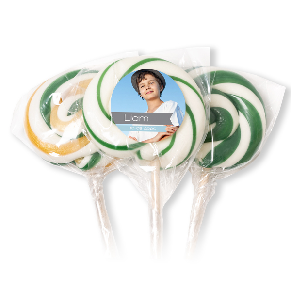 Lollipops Green - set of 12